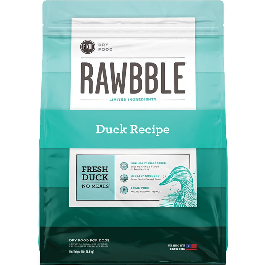 Bixbi Rawbble Dog Duck Kibble 4lb