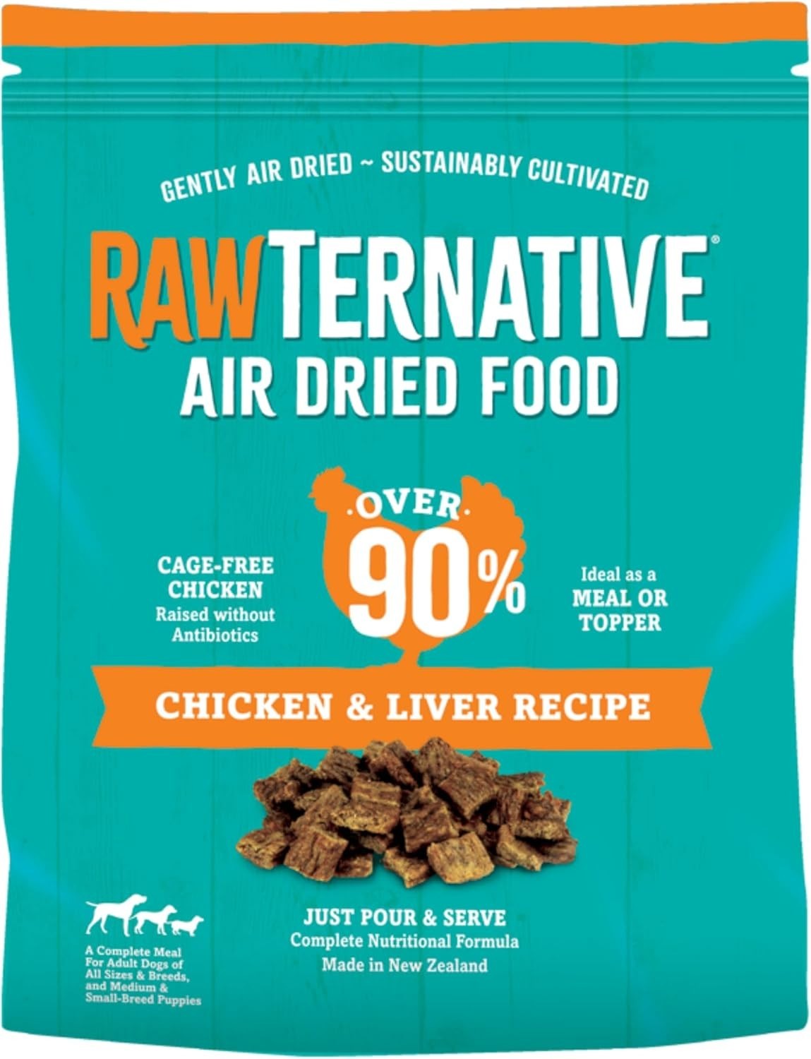 Grandma Mae's Rawternative Air Dried Dog Food 3lb- Chicken