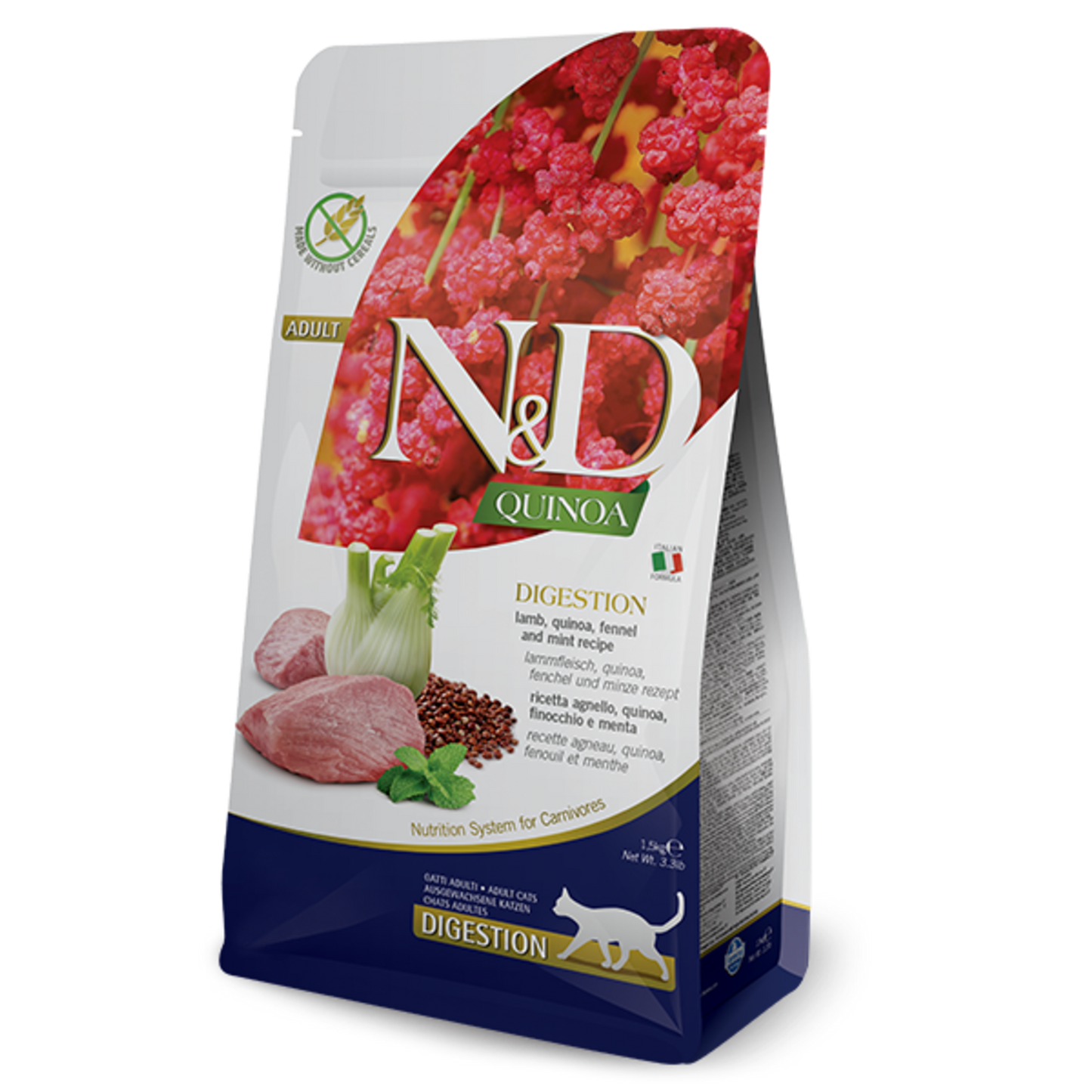 Farmina N&D Quinoa Cat Digestion: Lamb 11lb