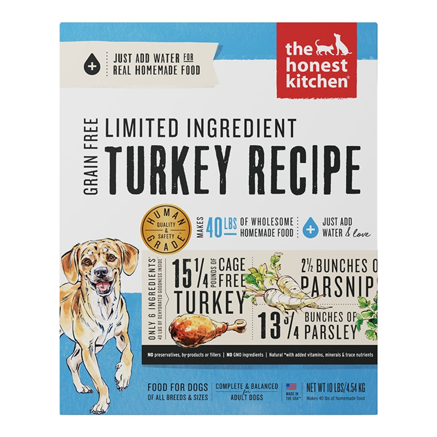 The Honest Kitchen GF LID Turkey Recipe for Dogs 10lb