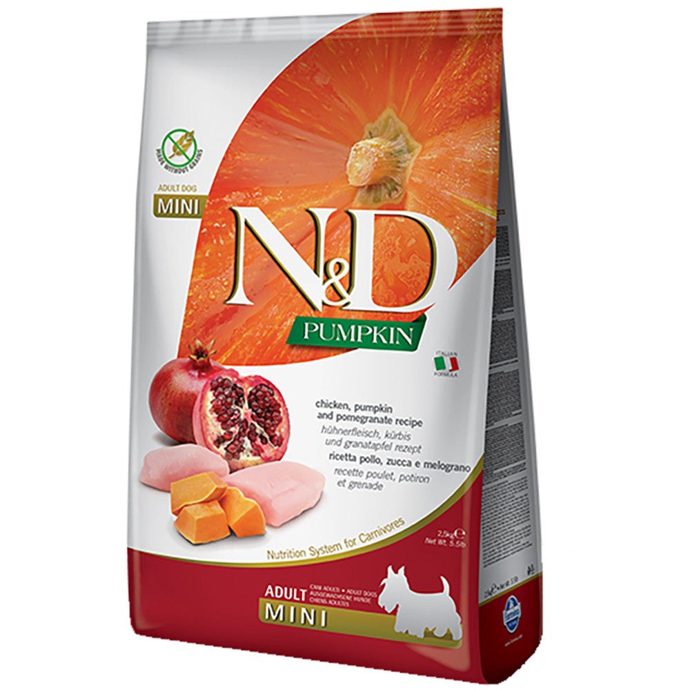 Farmina N&D Chicken/Pomegranate Mini 5.5lb