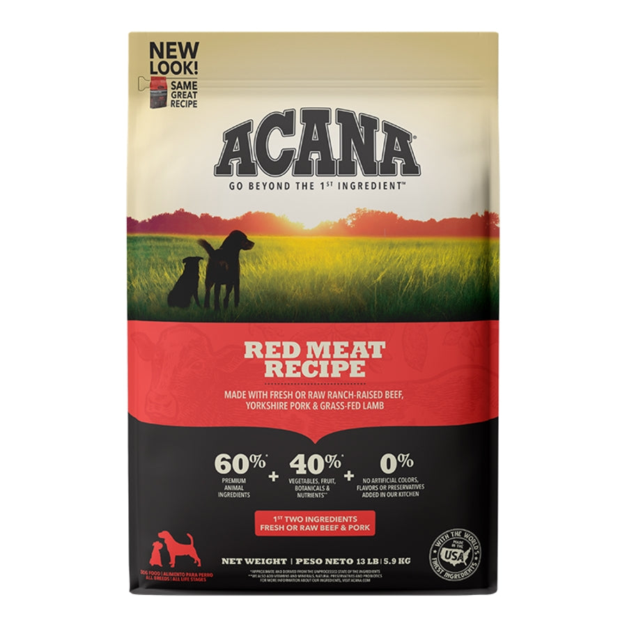 Acana GF Red Meat Heritage Dog Formula 13lb