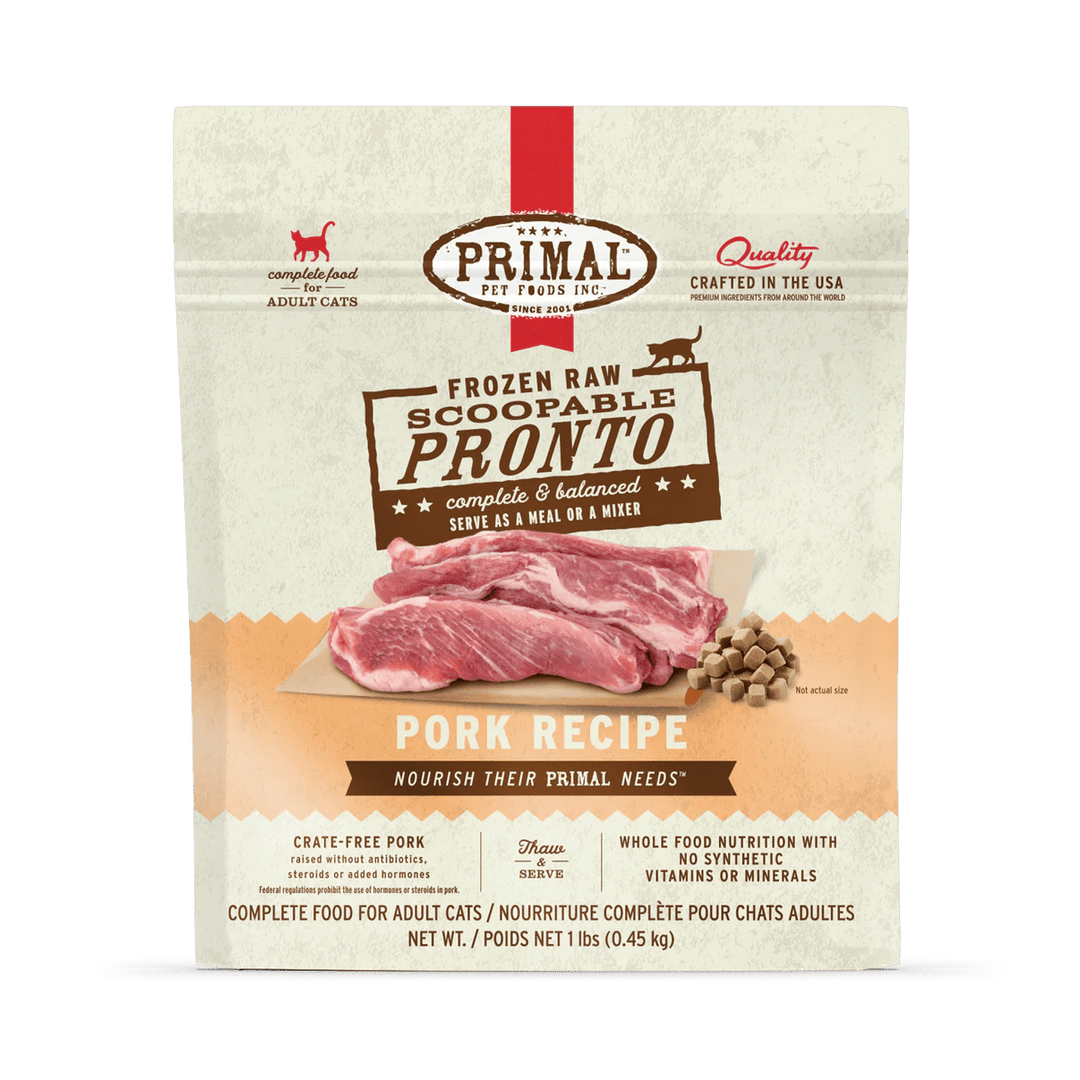Primal FZN Feline Pork Pronto Formula 1lb