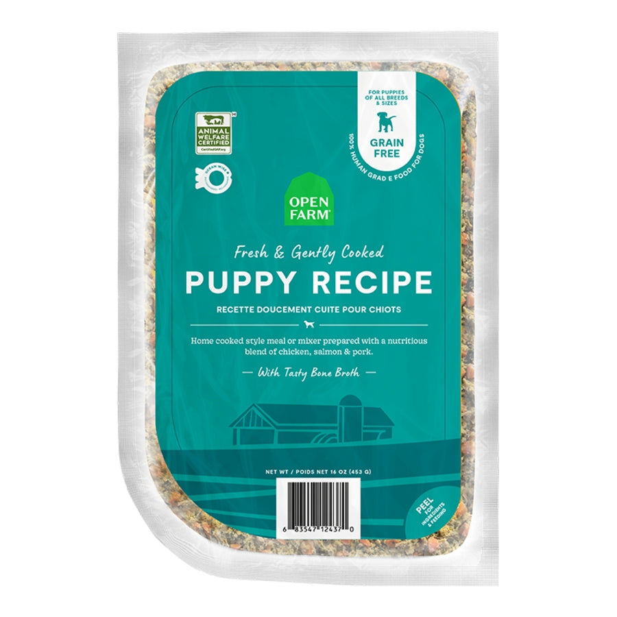 Open Farm Gently Cooked FZN Dog Food 8oz - Puppy