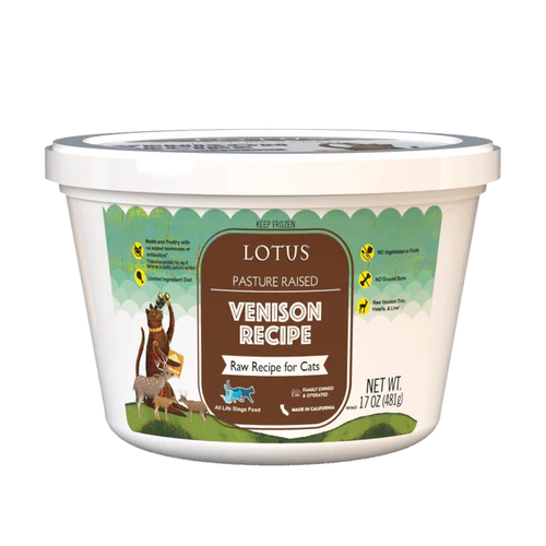 Lotus Raw Venison Recipe 17oz