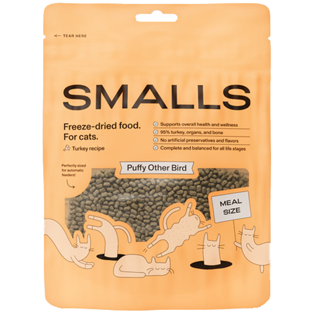 Smalls Freeze Dried Puffy Birds Recipe for Cats