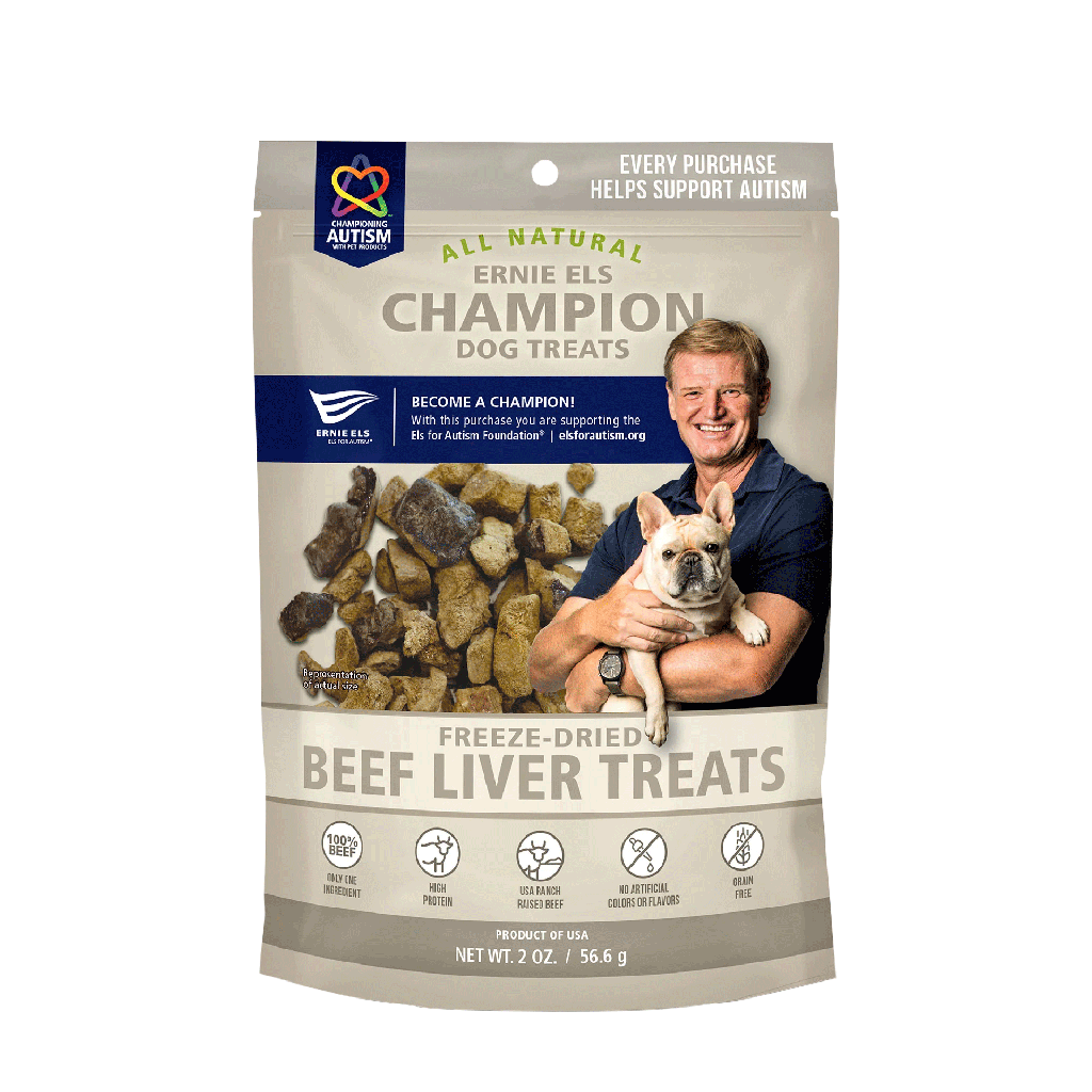 Ernie Els Dog Treats Beef Liver 3 oz