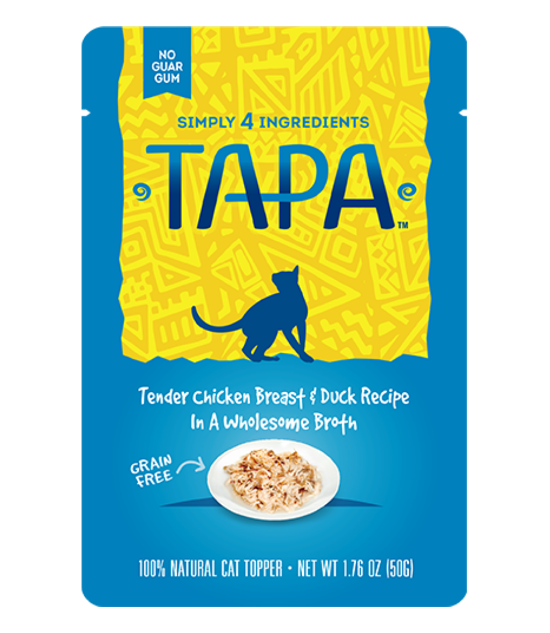 Tapa LID Broth Topper for Cats Chicken and Duck Recipe (1.76oz)