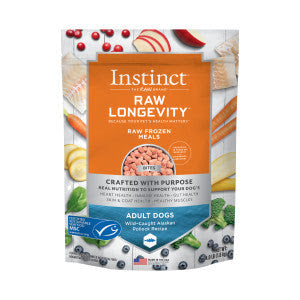 Instinct Raw Longevity FZN Adult Dog Bites (4lb) - Pollock