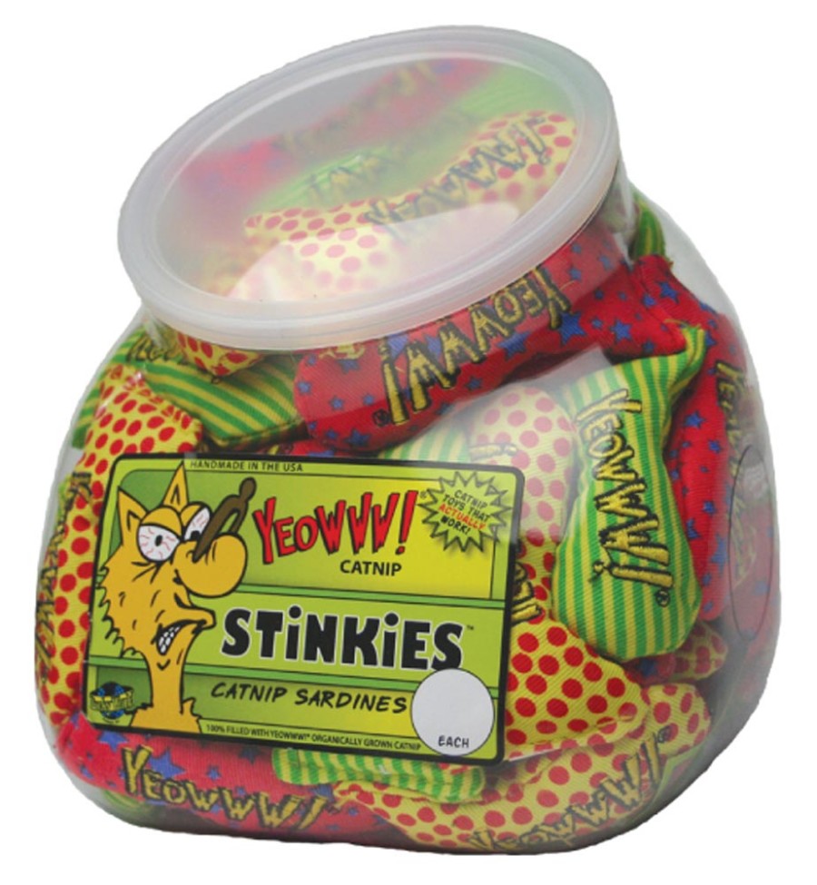 Yeowww Catnip Stinkies Bowl of 51