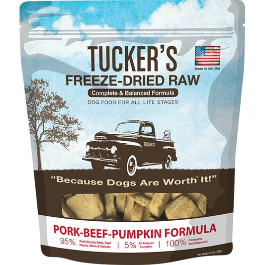 Tuckers Raw FD for Dogs - Pork/Beef 14 oz