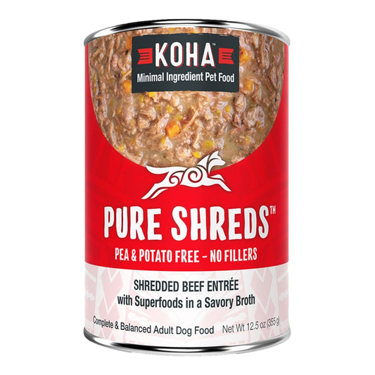Koha Dog Can Shreds - Beef 12.7 oz
