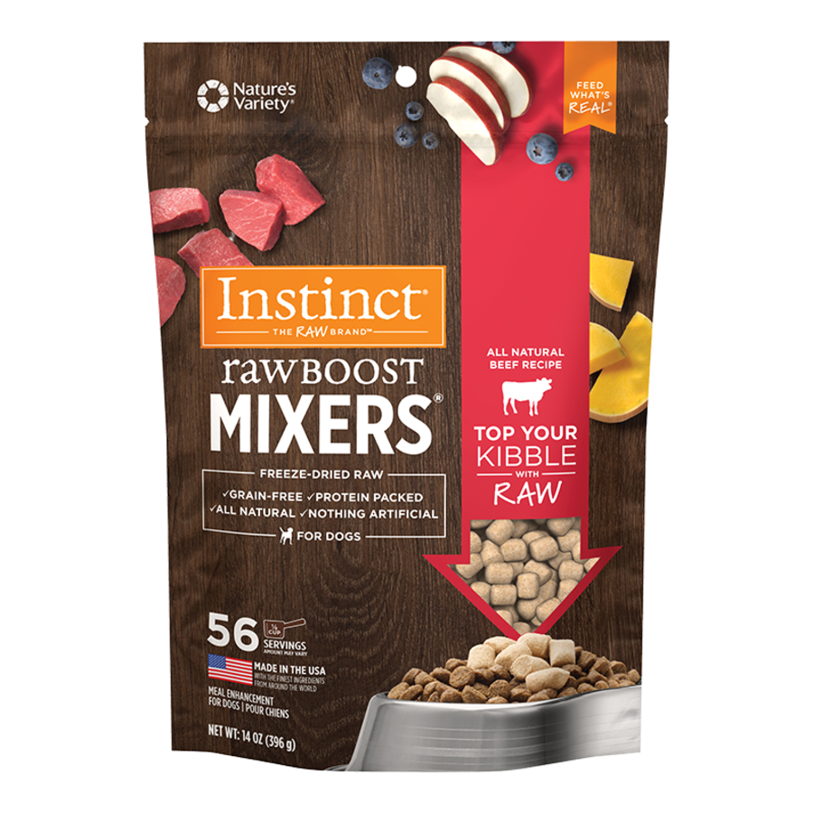 Instinct FD Rawboost Raw Beef Mixer Topper 14oz