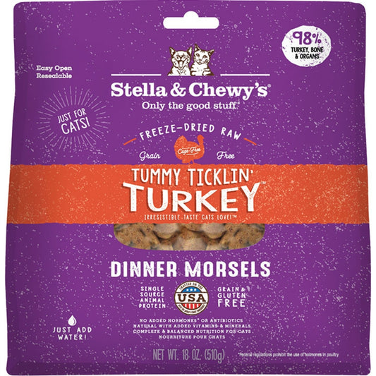 Stella & Chewy's Turkey FD Morsels for Cats 18oz