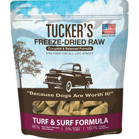 Tuckers Raw FD for Dogs - Surf & Turf 14 oz