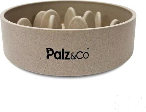 Palz&Co EcoBowl Slow Feeder Sandstone-Slate (48 oz)