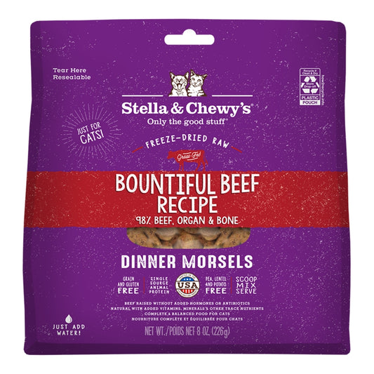 Stella & Chewy's FD Beef Morsels for Cats 8 oz