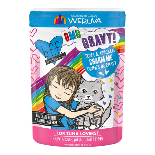 BFF GF Tuna & Chicken Charm Me Dinner in Gravy for Cats 3oz