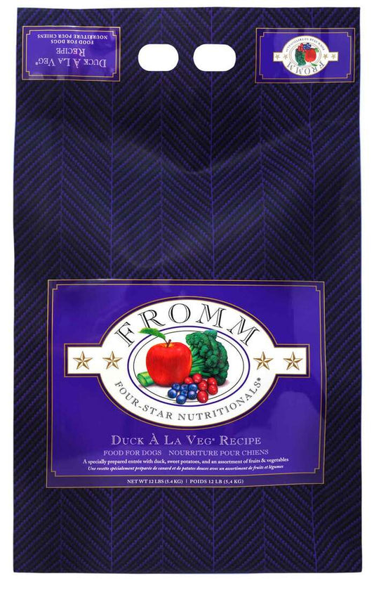 Fromm Duck A La Veg Four-Star Dog Food 12lb