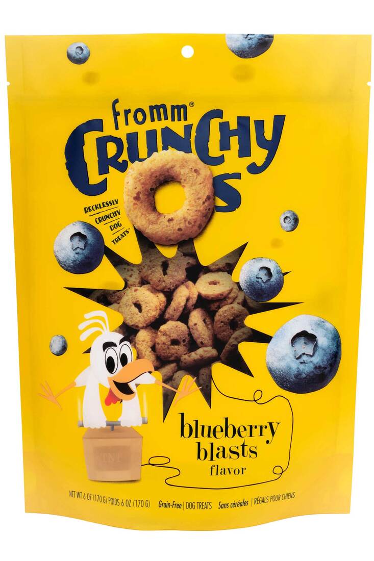 Fromm Crunchy O's Blueberry Blast 6 oz