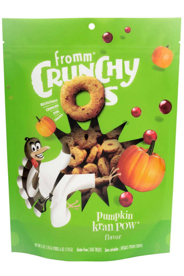 Fromm Crunchy O's Pumpkin Kran Pow 6oz