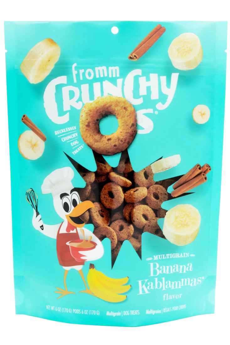 Fromm Crunchy O's Banana Kablammas Flavor 6oz