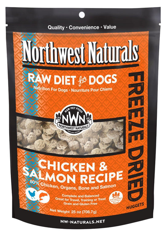 NW Naturals FD Chicken/Salmon Nuggets for Dogs 25oz