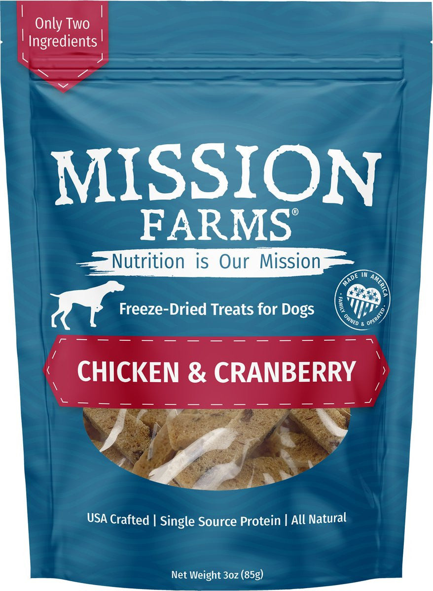 Mission Farms Freeze Dried Dog Treats (3oz)