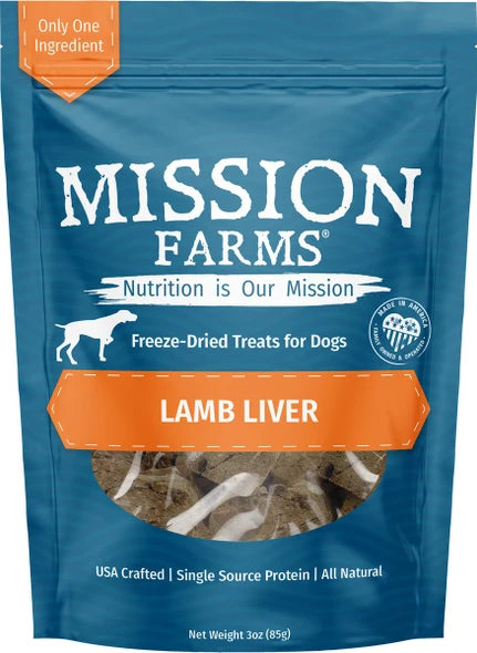 Mission Farms Freeze Dried Dog Treats (3oz)