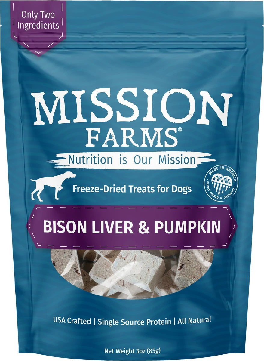 Mission Farms Freeze Dried Dog Treats (3oz)