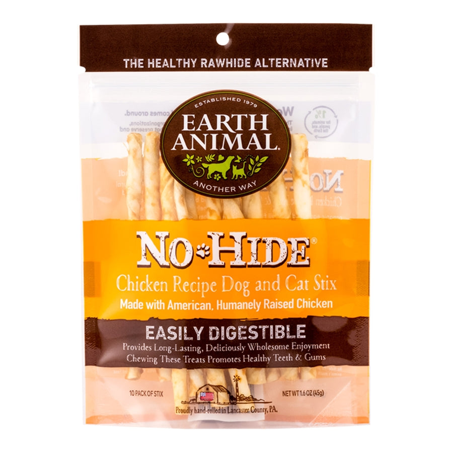 Earth Animal No Hide Chicken Stix 10-Pack