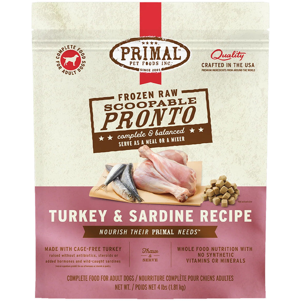 Primal Canine FZN Turkey & Sardine Formula 6lb Bag