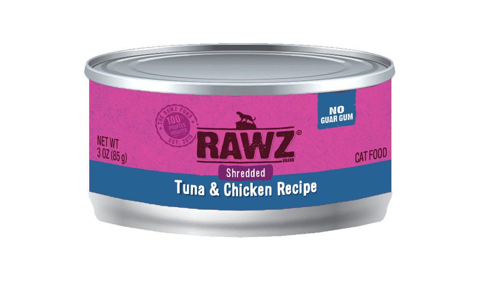 RAWZ Tuna & Chicken Shredded Cat Food