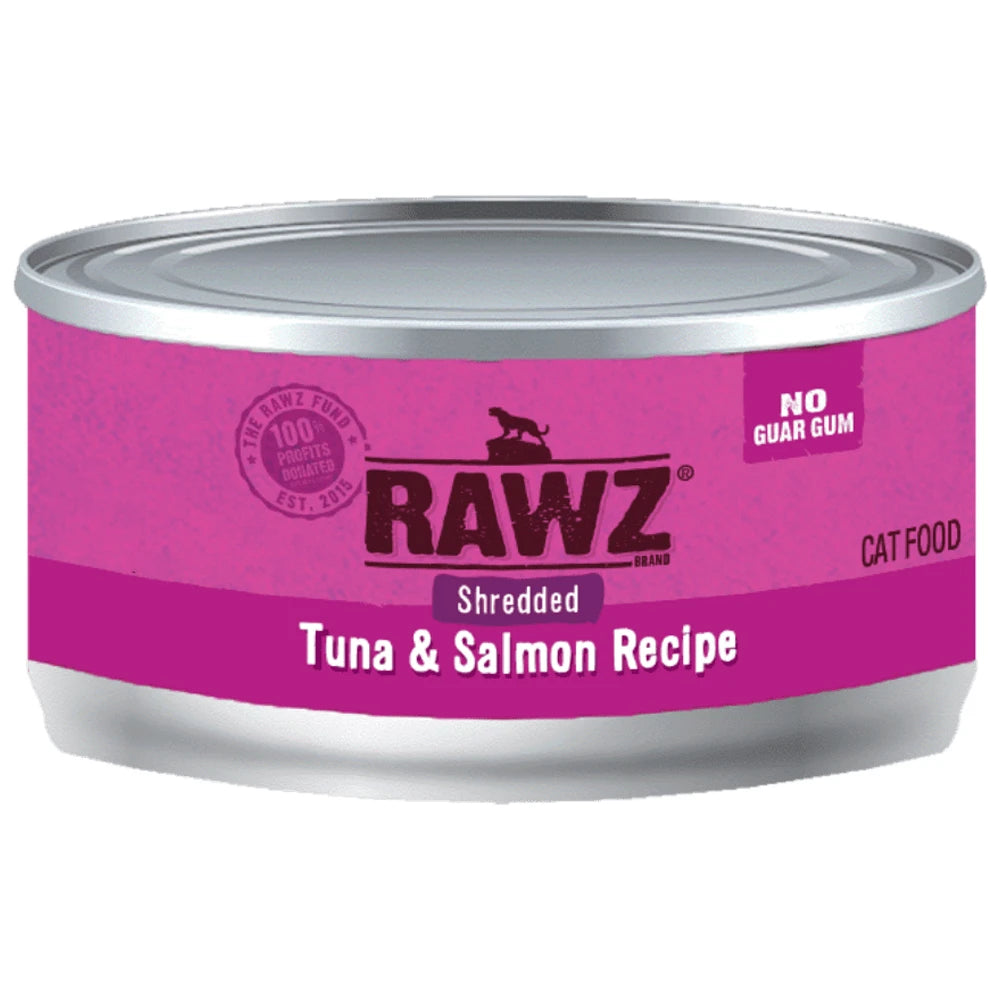 RAWZ Shredded Tuna & Salmon Recipe for Cats (5.5 oz)