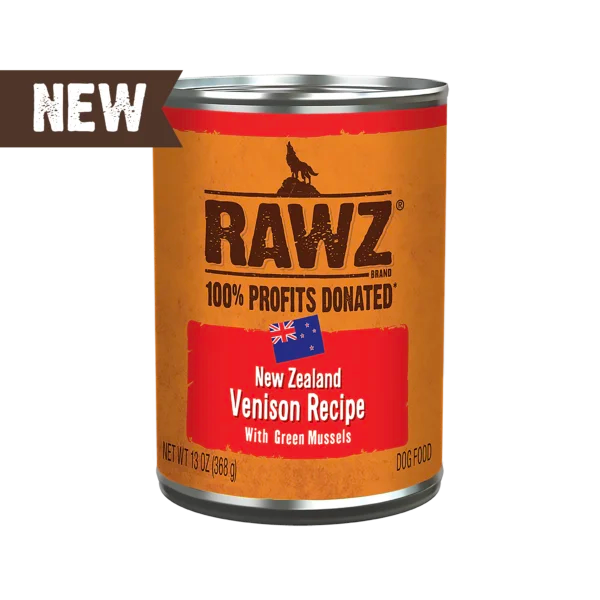 RAWZ NZ Venison w/Green Mussels Recipe for Dogs