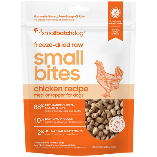 SmallBatch FD Small Bites Meal Topper for Dogs (7oz)