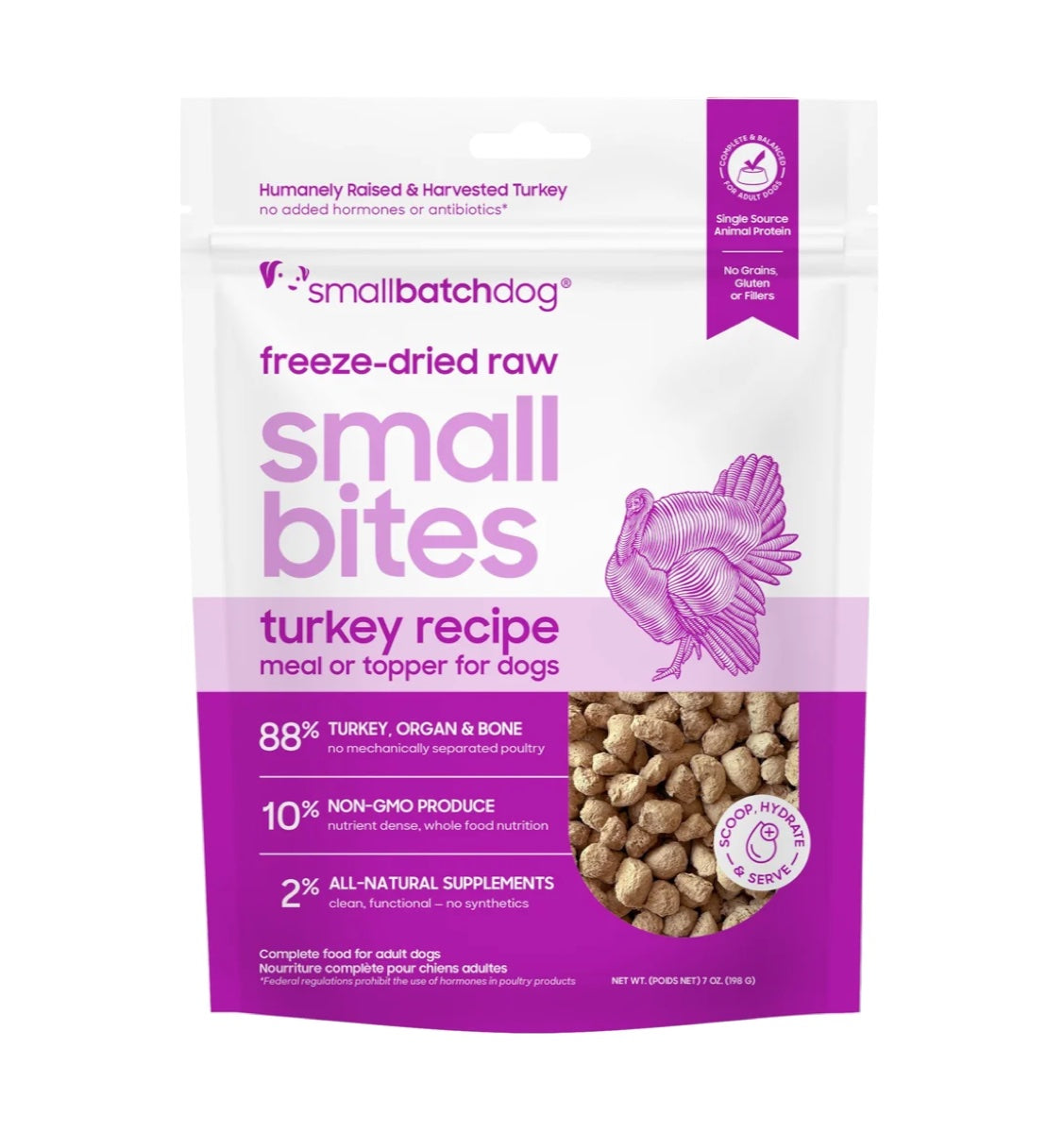 SmallBatch FD Small Bites Meal Topper for Dogs (7oz)