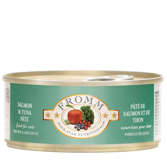 Fromm 4-Star Salmon & Tuna Pate for Cats 5.5oz Can