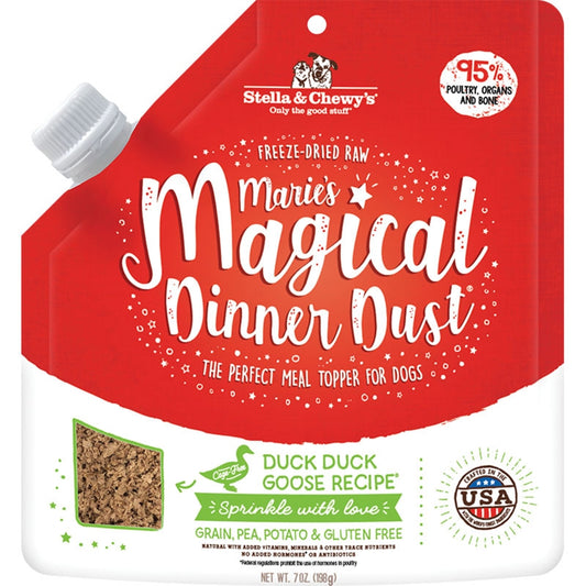Stella & Chewy's GF/FD Duck Dinner Dust Meal Topper for Dogs 7oz