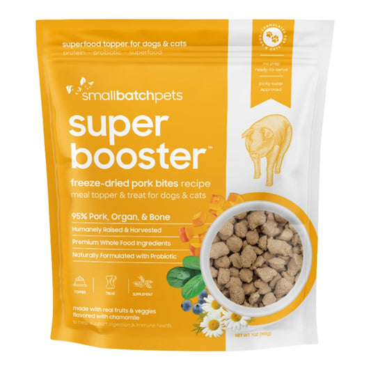 Smallbatch FD Super Booster for Dogs & Cats  7oz - Pork