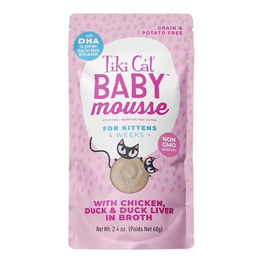 Tiki Cat Baby Mousse Chicken and Duck (2.4oz)