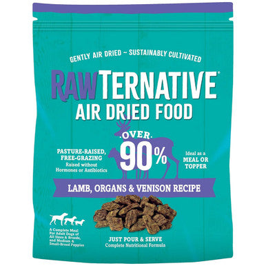 Grandma Mae's Rawternative Air Dried Dog Food 1lb- Lamb and Venison