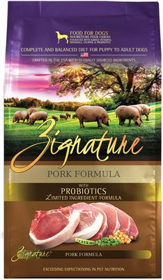 Zignature Dog GF/LI Pork Formula