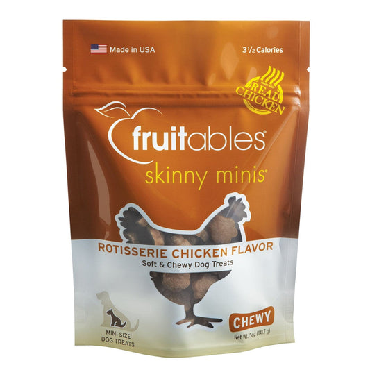 Fruitables Skinny Minis Rotisserie Chicken Flavor Dog Treats 5 oz