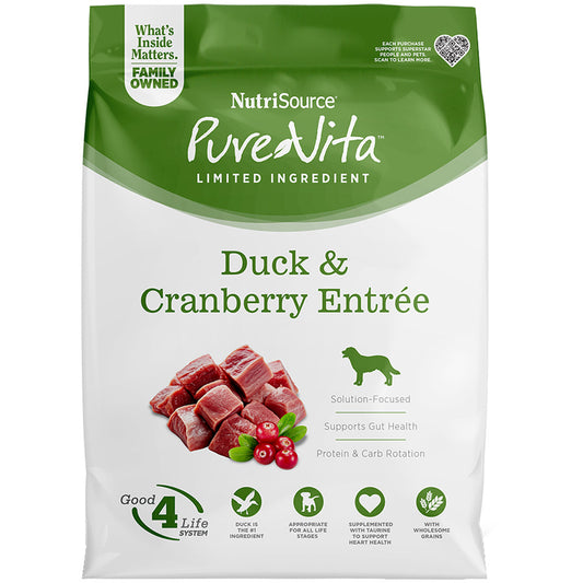 Pure Vita Dog Duck & Cranberry