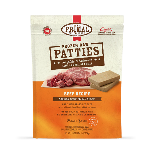 Primal Patties for Dogs - Beef