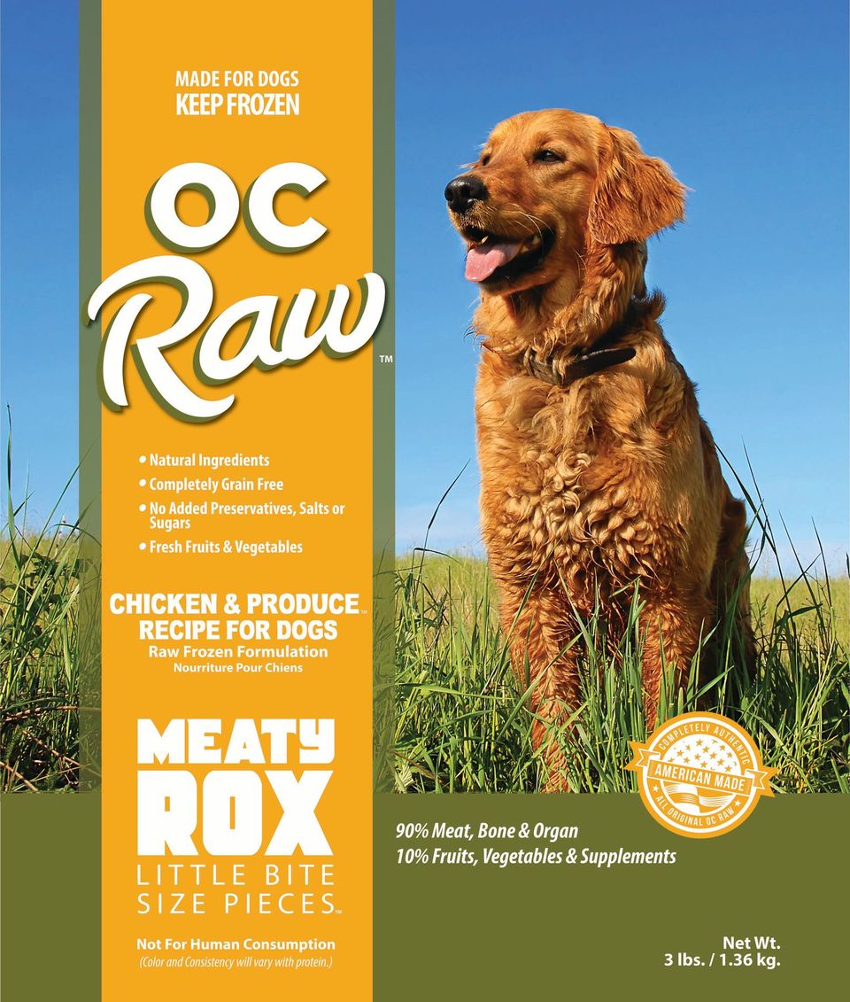 OC Raw Frozen Dog Food