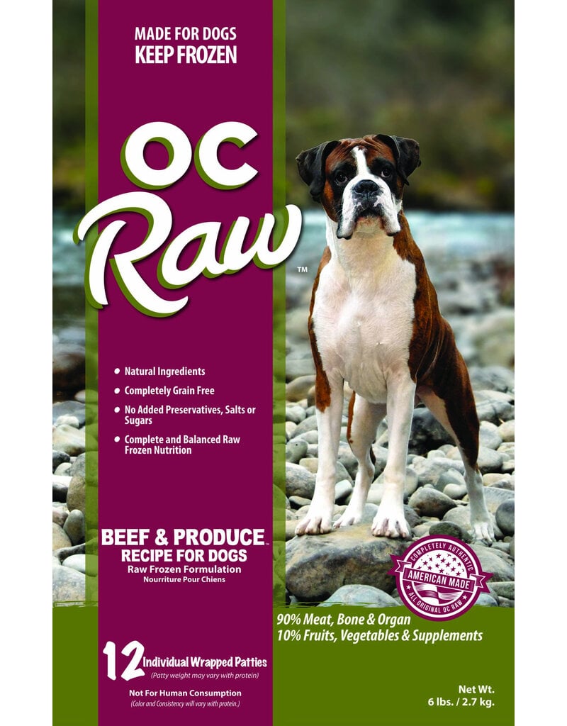 OC Raw Frozen Dog Food