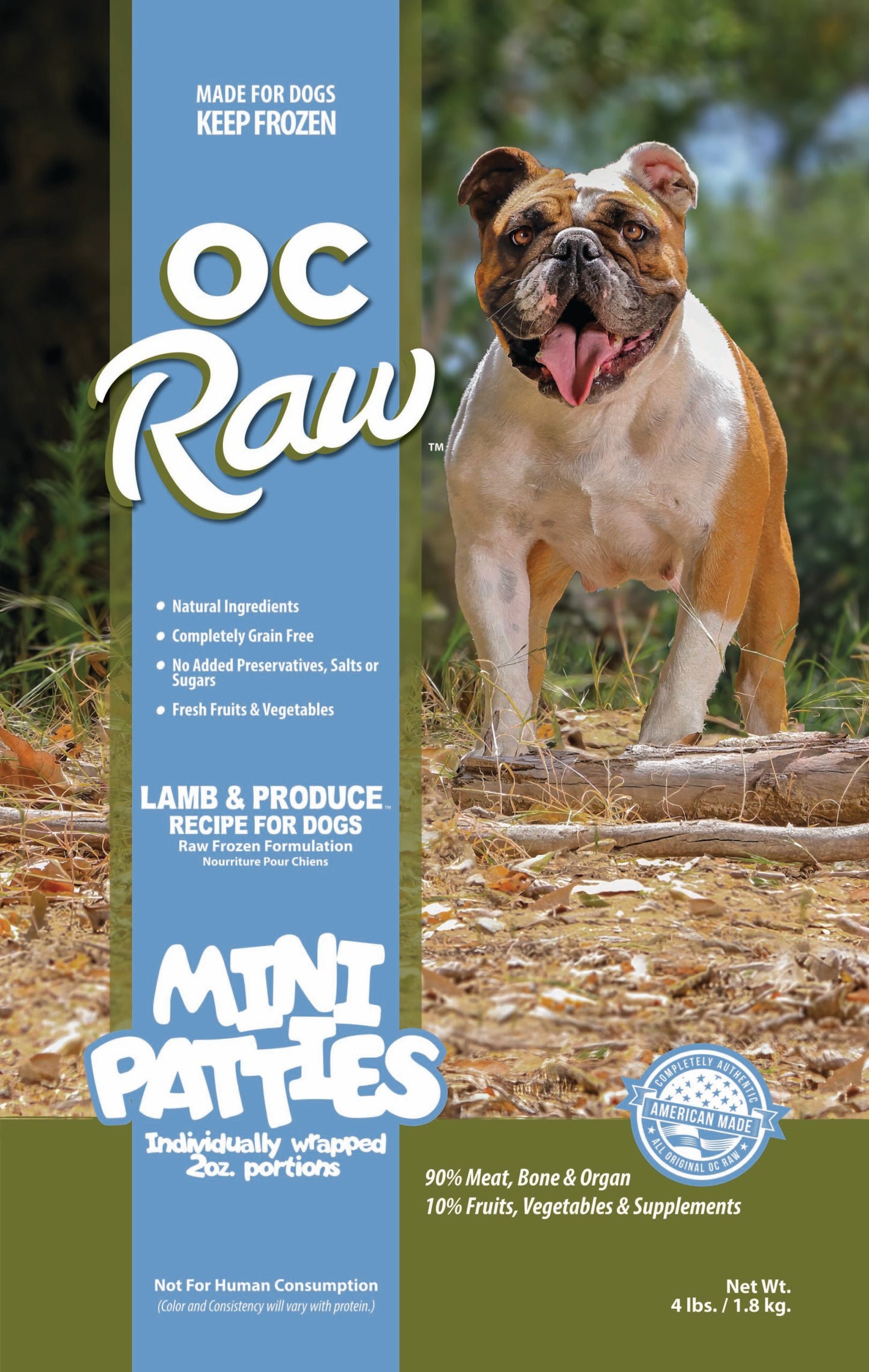 OC Raw Frozen Dog Food