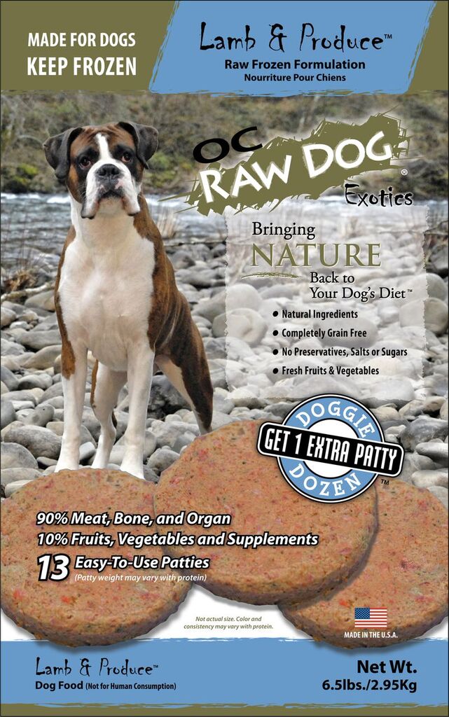 OC Raw Frozen Dog Food